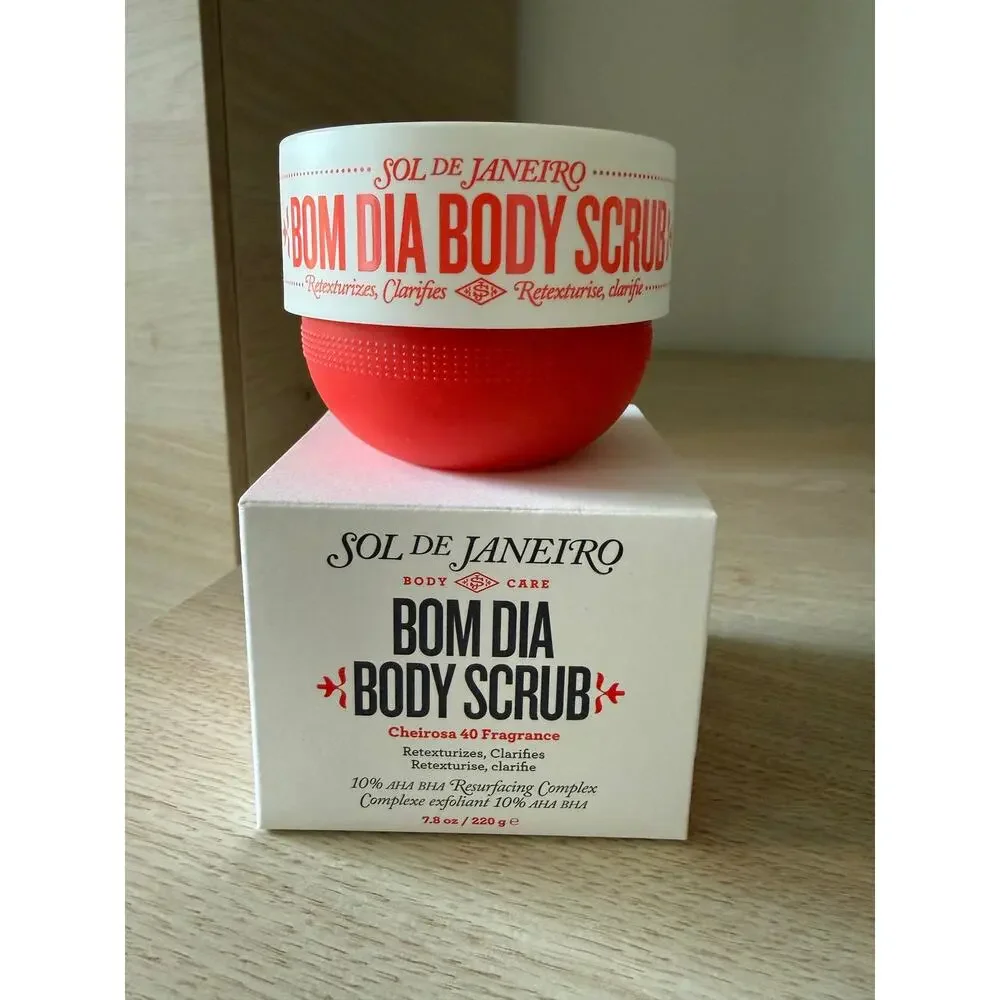 $42 Sol de Janeiro Bom Dia Body Scrub 7.7 oz New AHA BHA Cheirosa 40